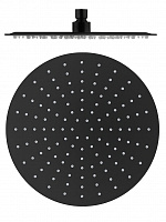 KS0001CMAT Головной душ d300 мм., металл, 1 режим, ЧЕРНЫЙ МАТОВЫЙ RAV Slezak