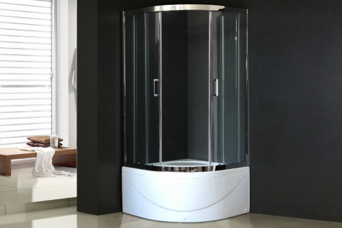 Душевой угол Royal Bath RB 90BK-T-CH (прозрачное)