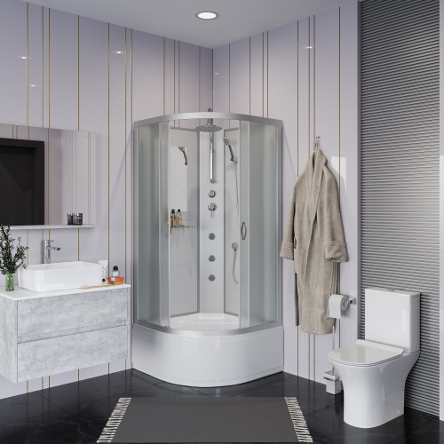 Душевая кабина Niagara NG-2307-14BKTG (800х800х2100-2400) фото 3