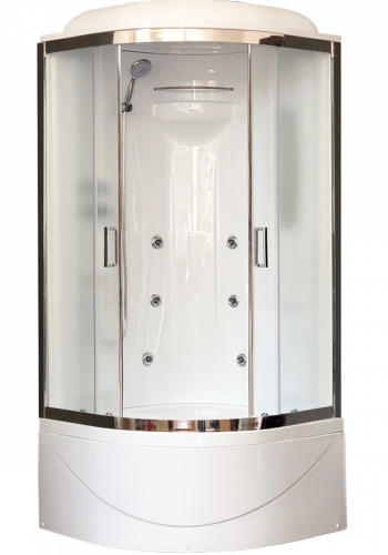 Душевая кабина Royal Bath  RB 90BK2-M-CH (матовое)