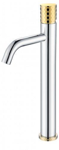 Смеситель STICK для умыв. выс. CHROME DIAMOND GOLD