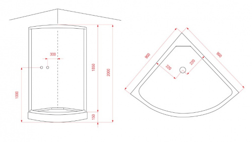 Душевая кабина Arcus AS-100 фото 3