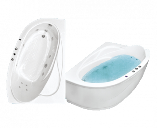 Акриловая ванна Bach Белла 165х110 R/L