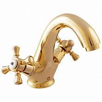 MK328.5Z MORAVA RETRO - смеситель классический для умывальника, ЦВЕТ ЗОЛОТО RAV Slezak