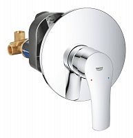 Смеситель для душа GROHE Eurosmart скрытого монтажа, в комплекте с монтажной частью, хром (33556003)