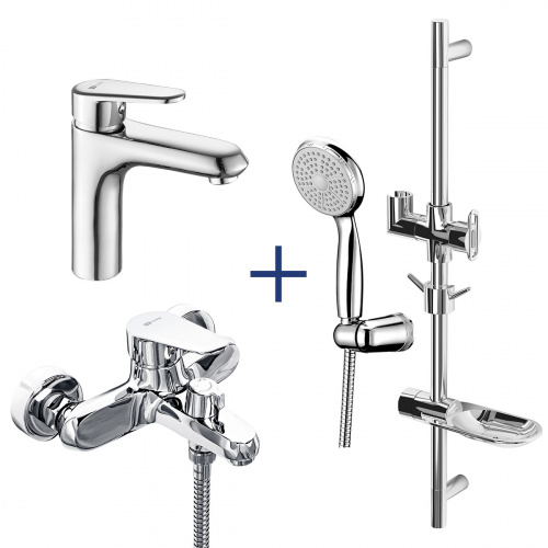 Комплект смесителей Lemark "3 в 1" Point (LM0380C) фото 2