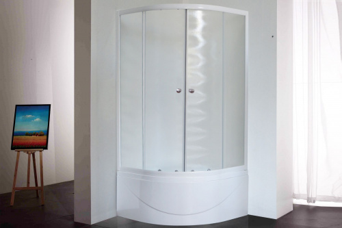 Душевой угол Royal Bath RB 100BK-C (матовое)