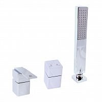 LR575.5P LOIRA смеситель каскадный на 3 отверстия залив воды через слив-перелив RAV Slezak