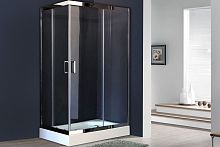 Душевой угол Royal Bath RB 8120HP-T-CH (прозрачное) правый