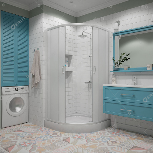 Душевой уголок Erlit Comfort ER0508-C3 (80x80x195 см) фото 5