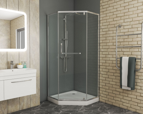 Душевое ограждение GROSSMAN PR-90SD (90x90x200) фото 2