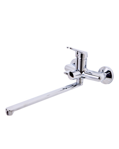 OneLife P11-211cr полимерный смеситель для ванны/душа, хром фото 4