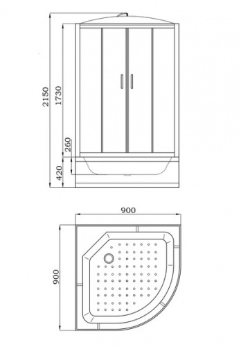 Душевая кабина Parly EF921 фото 4