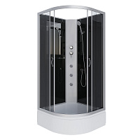 Душевая кабина Niagara NG-3502-14BKG (1000х1000х2000) средний поддон(26см) стекло ТОНИРОВАННОЕ 4 места