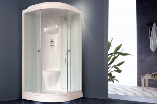Душевая кабина Royal Bath RB 100HK6-WC (белое/матовое) фото 2 Душевая кабина Royal Bath RB 100HK6-WC (белое/матовое) фото 2