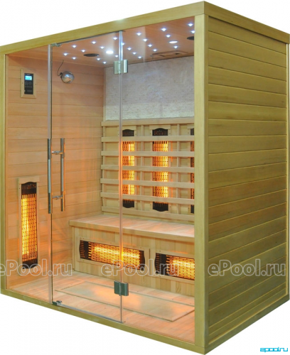 Инфракрасная кабина (сауна) SaunaMagic Glass RCS Maxi фото 4 Инфракрасная кабина (сауна) SaunaMagic Glass RCS Maxi фото 4