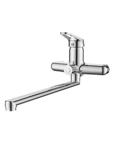 OneLife P11-211cr полимерный смеситель для ванны/душа, хром