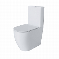 Унитаз Grossman Style GR-4473S (655*365*920) напольный БЕЗОБОДКОВЫЙ с ВЫСОКОЙ ЧАШЕЙ 48 см, 2 места