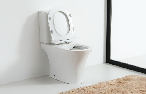 Унитаз-компакт Orange C01-000W безободковый, сиденье с микролифтом фото 10