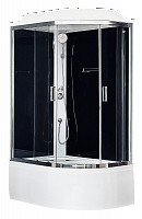 Душевая кабина Royal Bath  RB 8120BK5-BT-CH (черное/прозрачное) левая