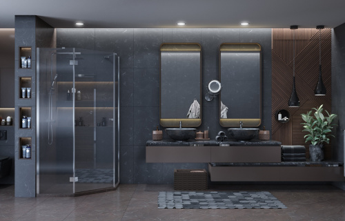 Душевое ограждение Ambassador Diamond 12011111L (900x900x2000), 1 место фото 3