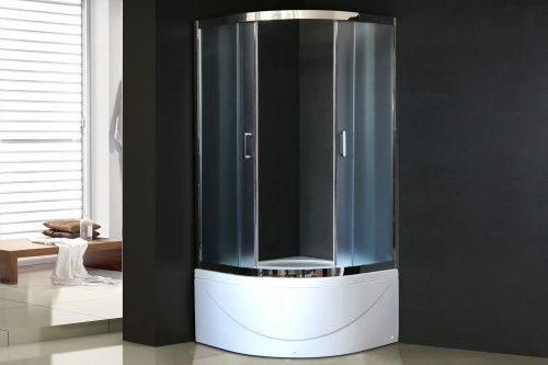 Душевой угол Royal Bath RB 90BK-C-CH (матовое)