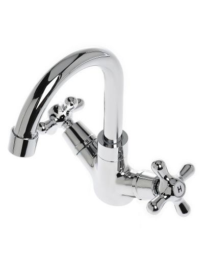 Смеситель для раковины OneLife P03-008cr полимерный фото 5