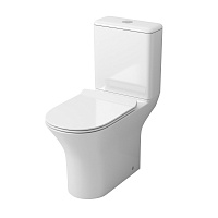 Унитаз Grossman GR-4443S (640*350*760) напольный БЕЗОБОДКОВЫЙ с тонкой крышкой