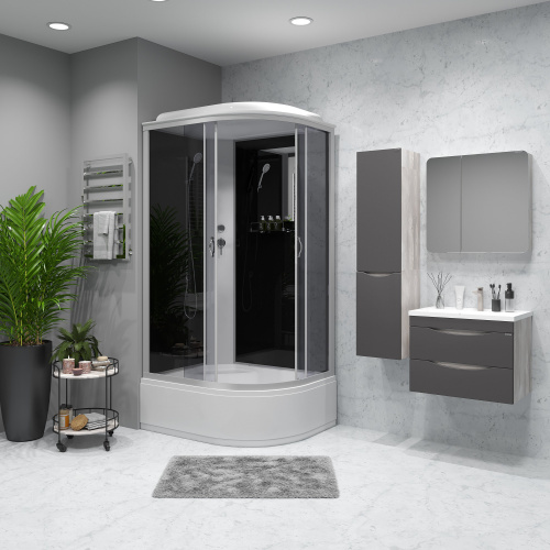 Душевая кабина Niagara. NG-2510-14L (1200х800х2150) высокий поддон(40см) стекло ТОНИРОВАННОЕ 4 места фото 3