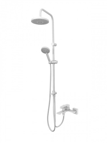 Orange Lutz M04-932w душевая система смеситель с изливом, белый