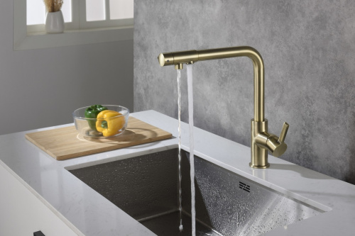 Смеситель Timo для кухни Hette (1026/17F) фото 4