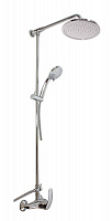 MS081.5/4 MISSISSIPPI - смеситель для душа, душевой комплект, головной душ, (пластик) RAV Slezak
