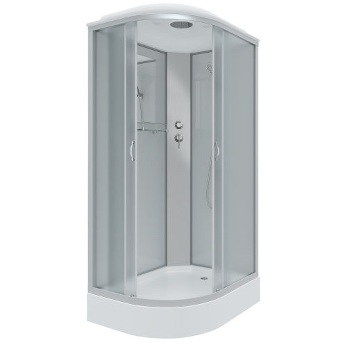 Душевая кабина Niagara NG-3312-14R (1200х800х2150) низкий поддон(13см) стекло МАТОВОЕ 3 места