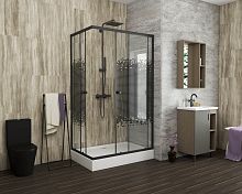 Душевой уголок Niagara NG 018-14Q BLACK