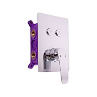 TG186BOX TIGRIS - смеситель, скрытый монтаж, 2-х режимный, кнопочное переключение режимов RAV Slezak