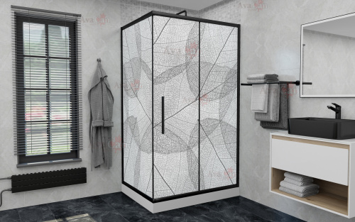 Душевой уголок AvaCan FB 120-140  + SB 90 MT фото 4