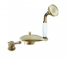 L070.5SSM LABE смеситель каскадный на 3 отверстия, ЦВЕТ БРОНЗА RAV Slezak