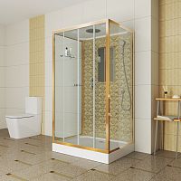 Душевая кабина Niagara Luxe NG 7772QG золото