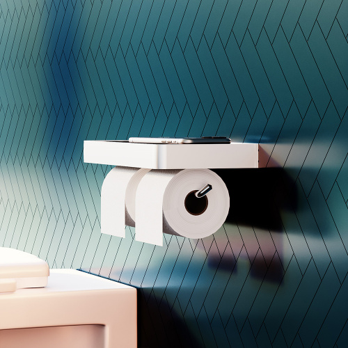 Двойной держатель для туалетной бумаги Damixa Jupiter DA77341900 фото 3