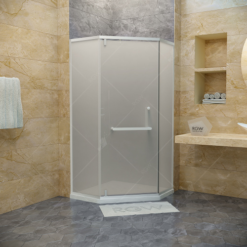 Душевой уголок RGW HO-084W Матовое-Сатинат 900x900 фото 2