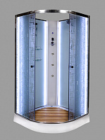 Душевая кабина Deto (DTO)  ЕМ1590N LED с гидромассажем