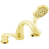 D469.5YZ DUNAJ смеситель каскадный на 3 отверстия, ЦВЕТ ЗОЛОТО RAV Slezak