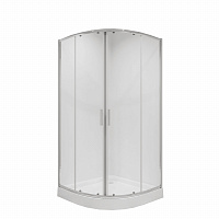 Душевое ограждение Niagara NG- 6607-08 (100*100*190) полукруг, двери раздвижные, 1 место