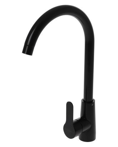Смеситель для кухни Agger Splendid A0900144 матовый черный фото 4