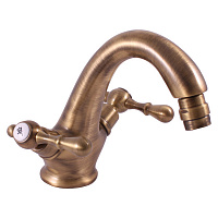 MK443.5SM MORAVA RETRO - смеситель для биде, CLICK-CLACK, ЦВЕТ БРОНЗА RAV Slezak