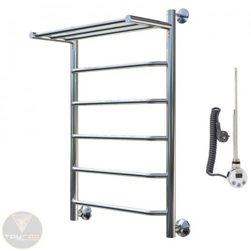 Электрический полотенцесушитель «БРАВО» серия 1 с полкой фото 3