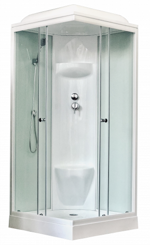 Душевая кабина Royal Bath  RB 90HP6-WT (белое/прозрачное)