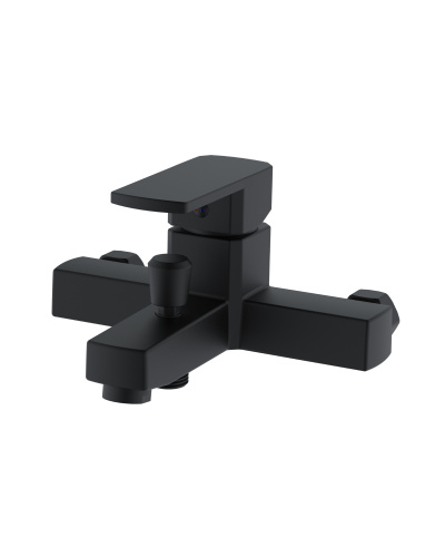 OneLife P06-100b полимерный смеситель для ванны/душа, черный