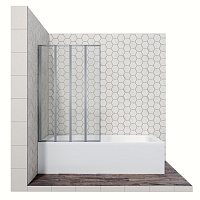 Шторка для ванны Ambassador Bath Screens 16041111L (1000x1400), 1 место