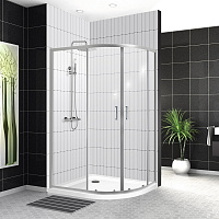 Душевой уголок BelBagno UNO-195-RH-2-120/80-C-Cr